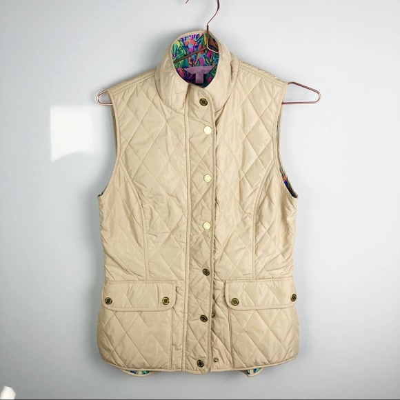 Lilly Pulitzer Jackets & Blazers - Lilly Pulitzer Getaway Quilted Vest